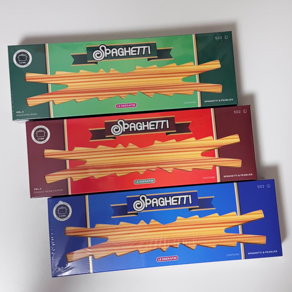 Album Sealed Lesserafim Spaghetti