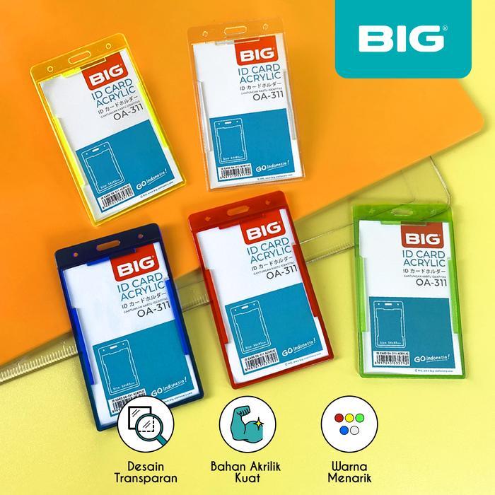 1 PACK ID Card Acrylic BIG OA-311 Kartu Ujian