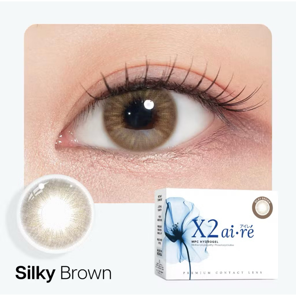 Softlens X2 Aire Silky Brown