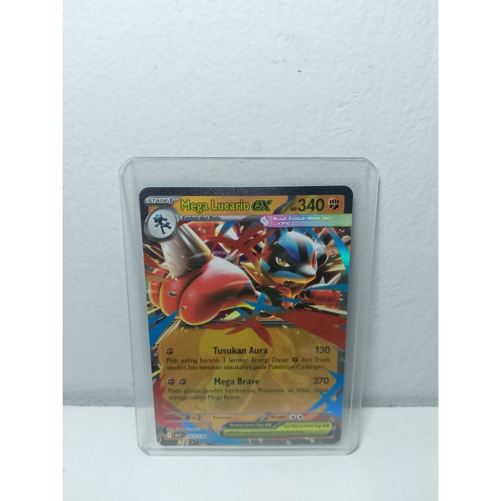 Mega Lucario Ex Ma1 077/126 RR mega evolusi