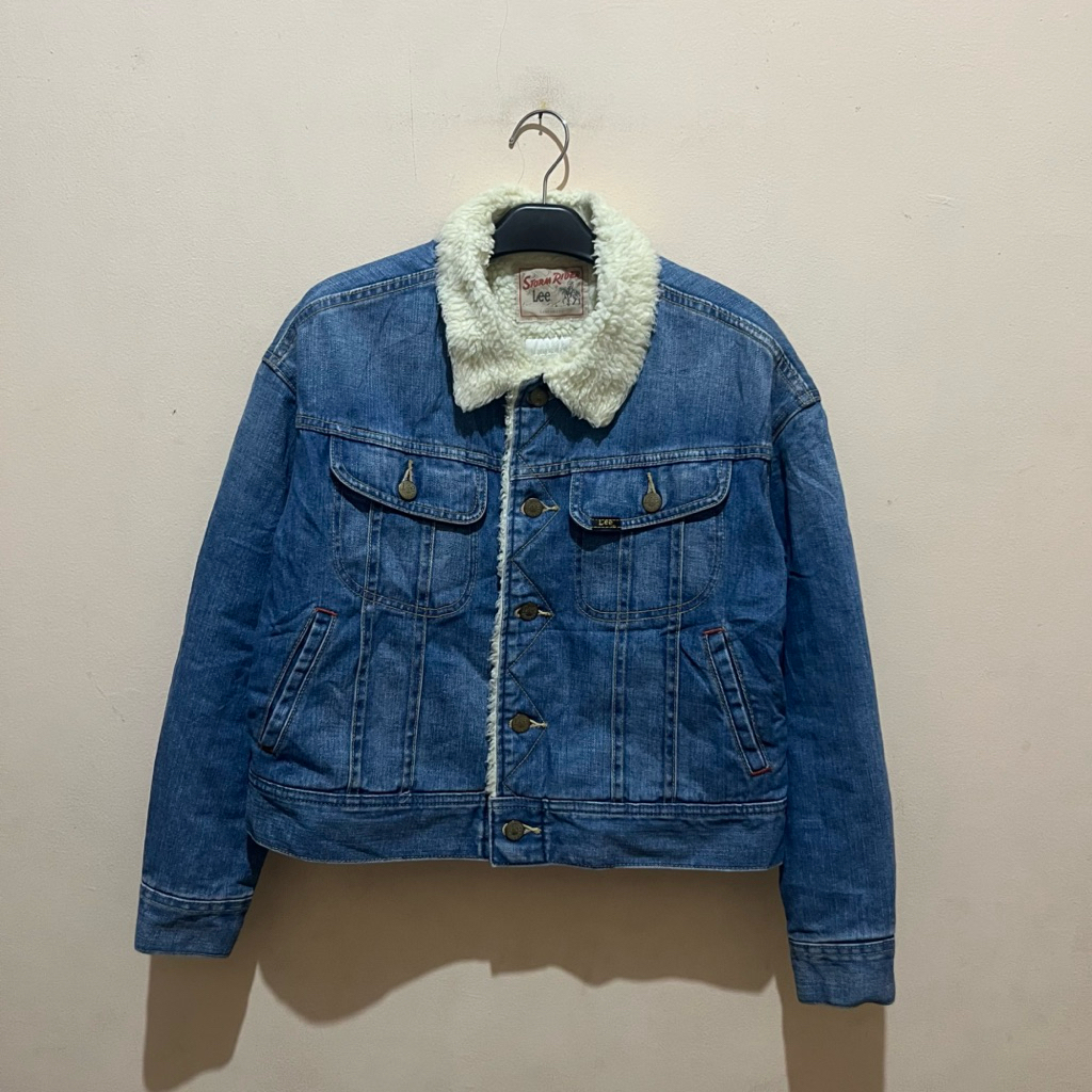 lee storm rider trucker jeans jacket