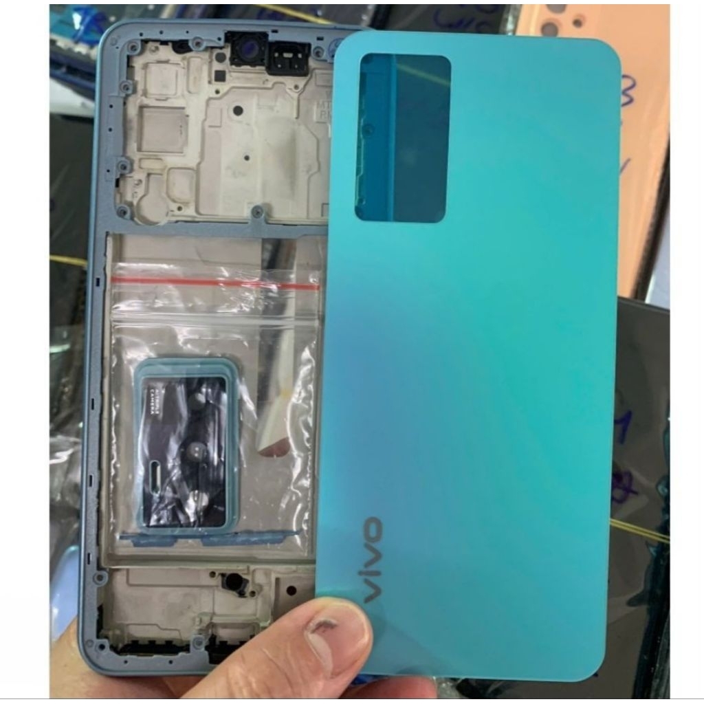 Casing Housing Kesing Full Set VIVO V23E 4G / V23E 5G V2126 BackDoor Tutup Belakang + Bezel + Frame