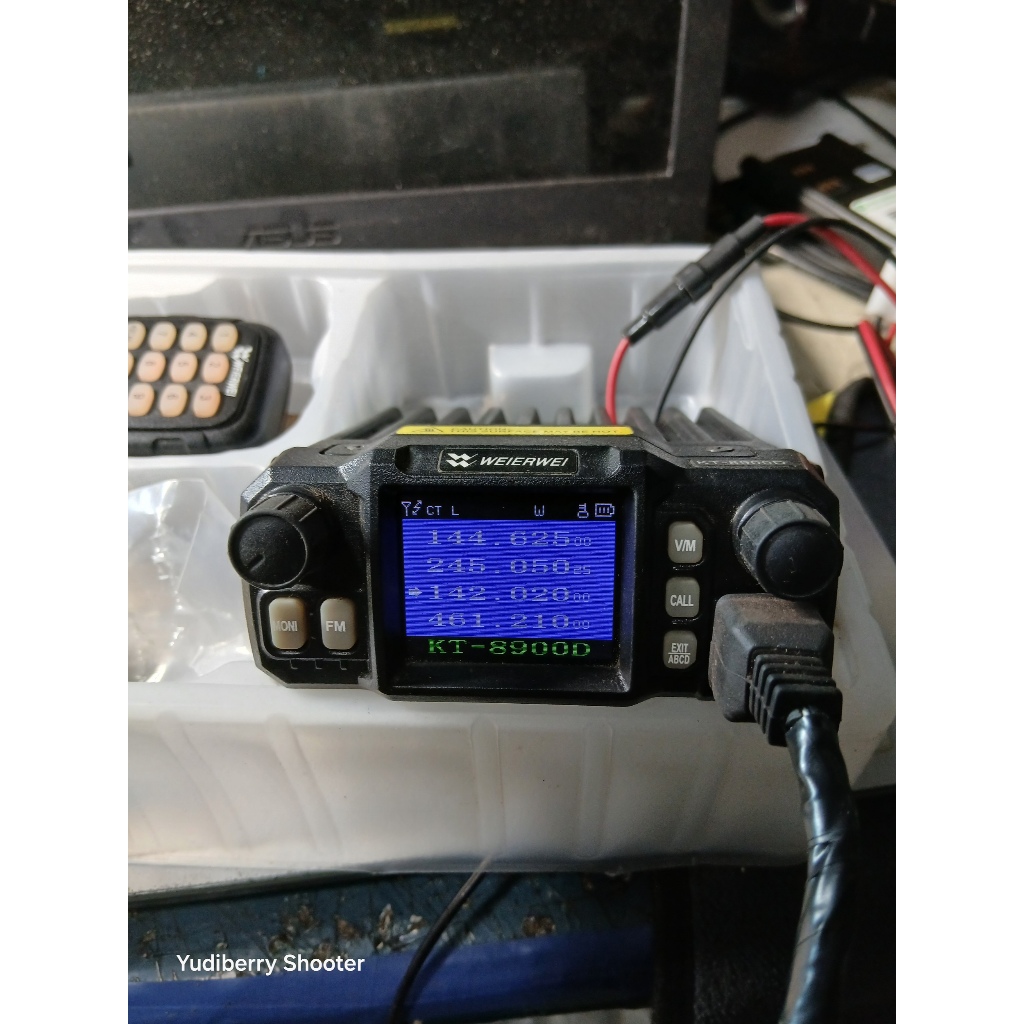 Rig Mini Weierwei KT-8900D Frekuensi 4 Band Standy 4 Frekuensi Bekas Mini Rig Kt8900