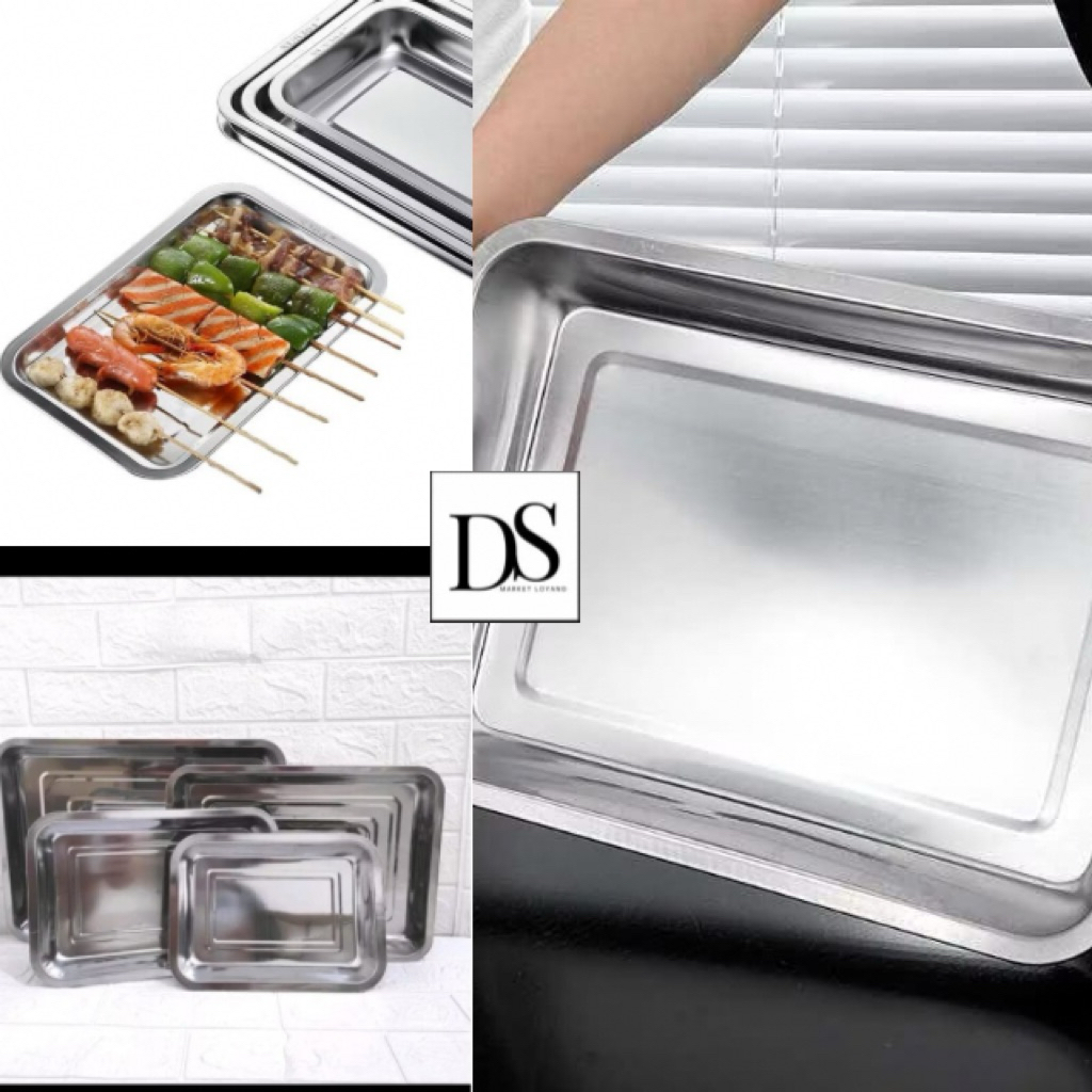 Cookingrak dan nampan stainles/nampan peniris makanan/nampan peniris minyak/nampan peniris gorengan