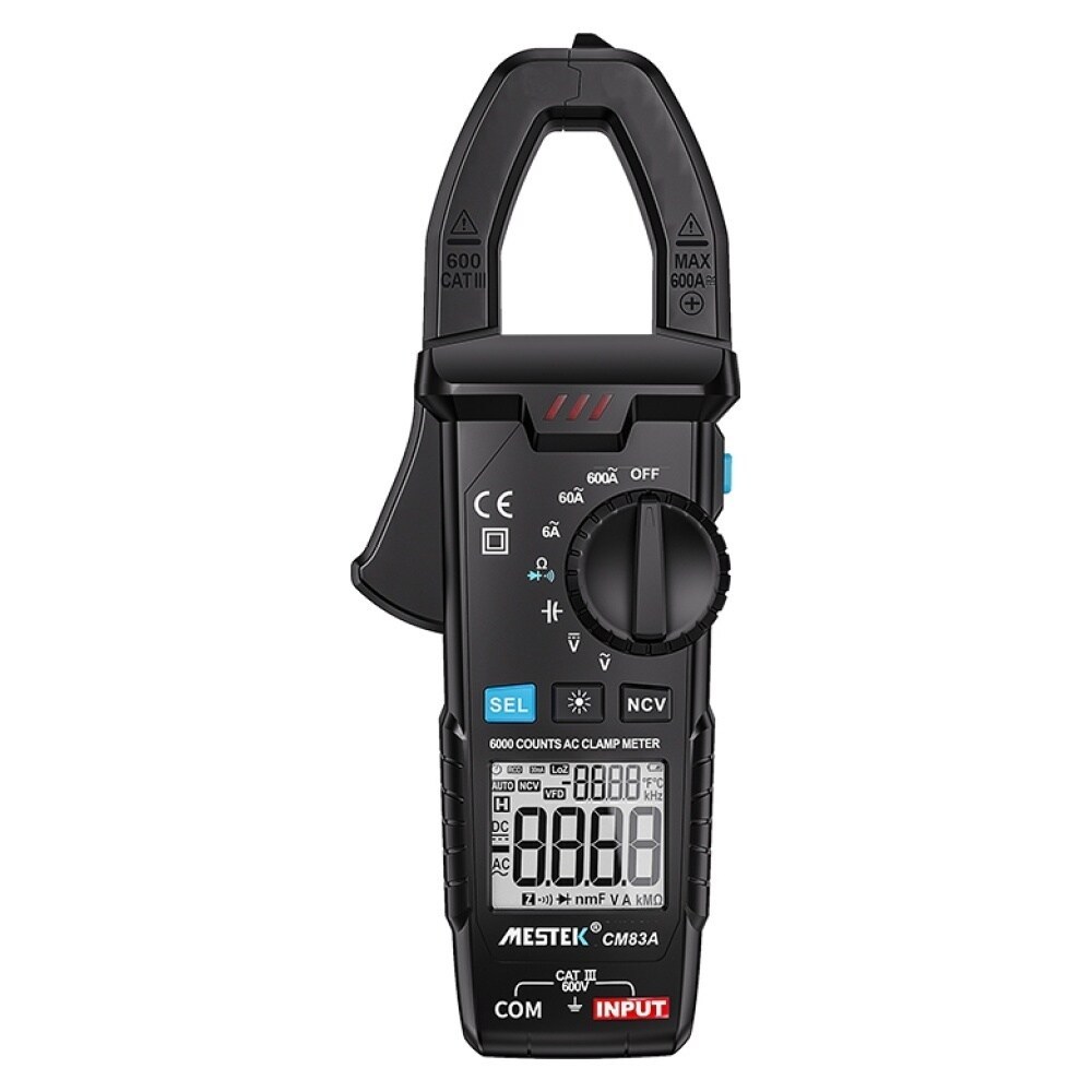 Mestek CM83A Digital Clamp Meter 600A 600V