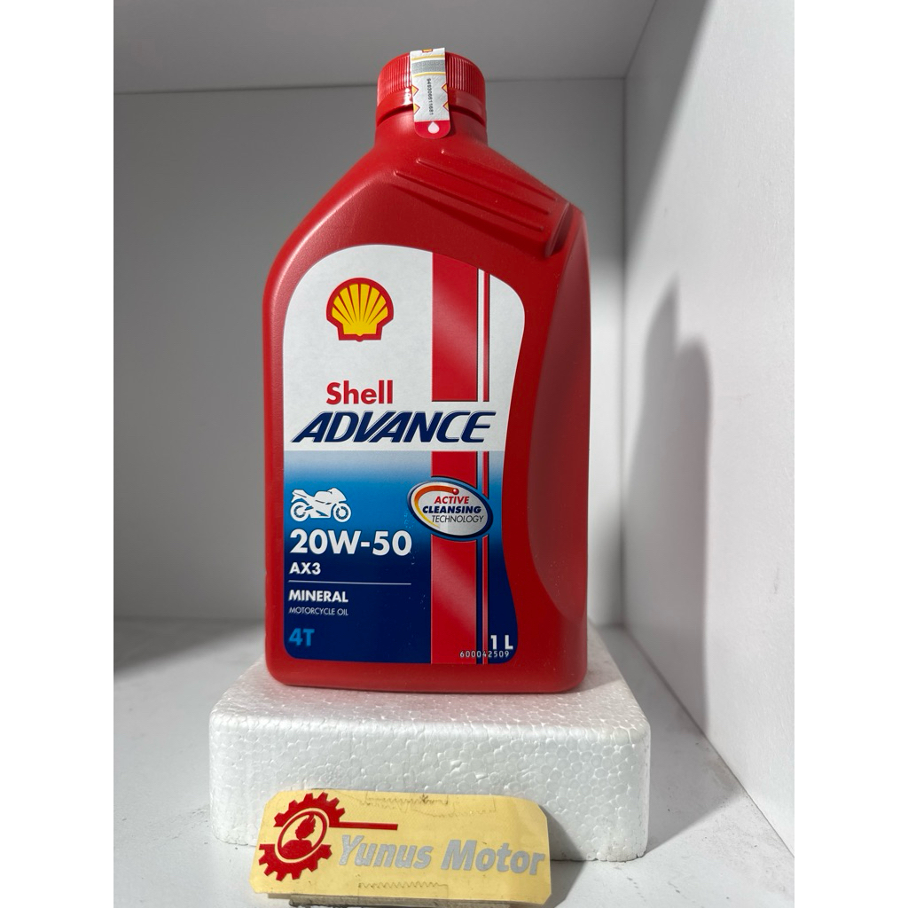 Oli shell AX3 20W-50 1 LITER Original shell