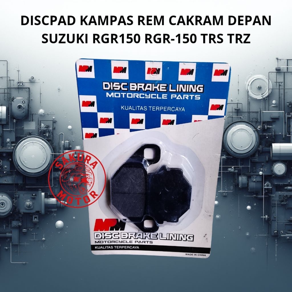 DISCPAD KAMPAS REM CAKRAM DEPAN SUZUKI RGR150 RGR-150 TRS TRZ