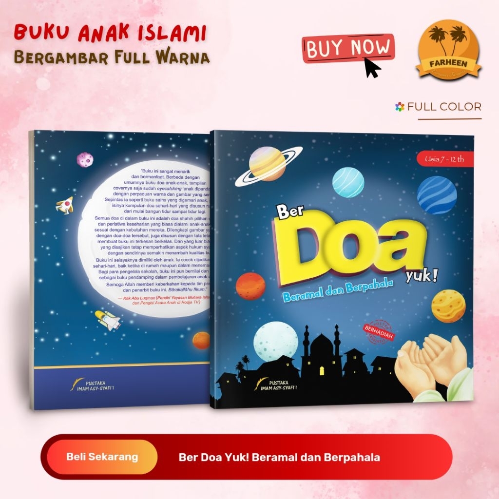 Buku Anak BerDoa Yuk  Buku Doa Anak Bergambar Full Warna