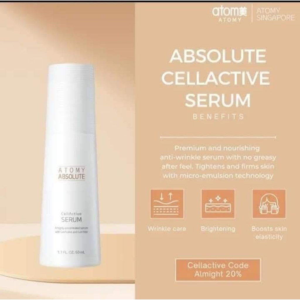Atomy Absolute SERUM WAJAH ANTI AGING ORI READY