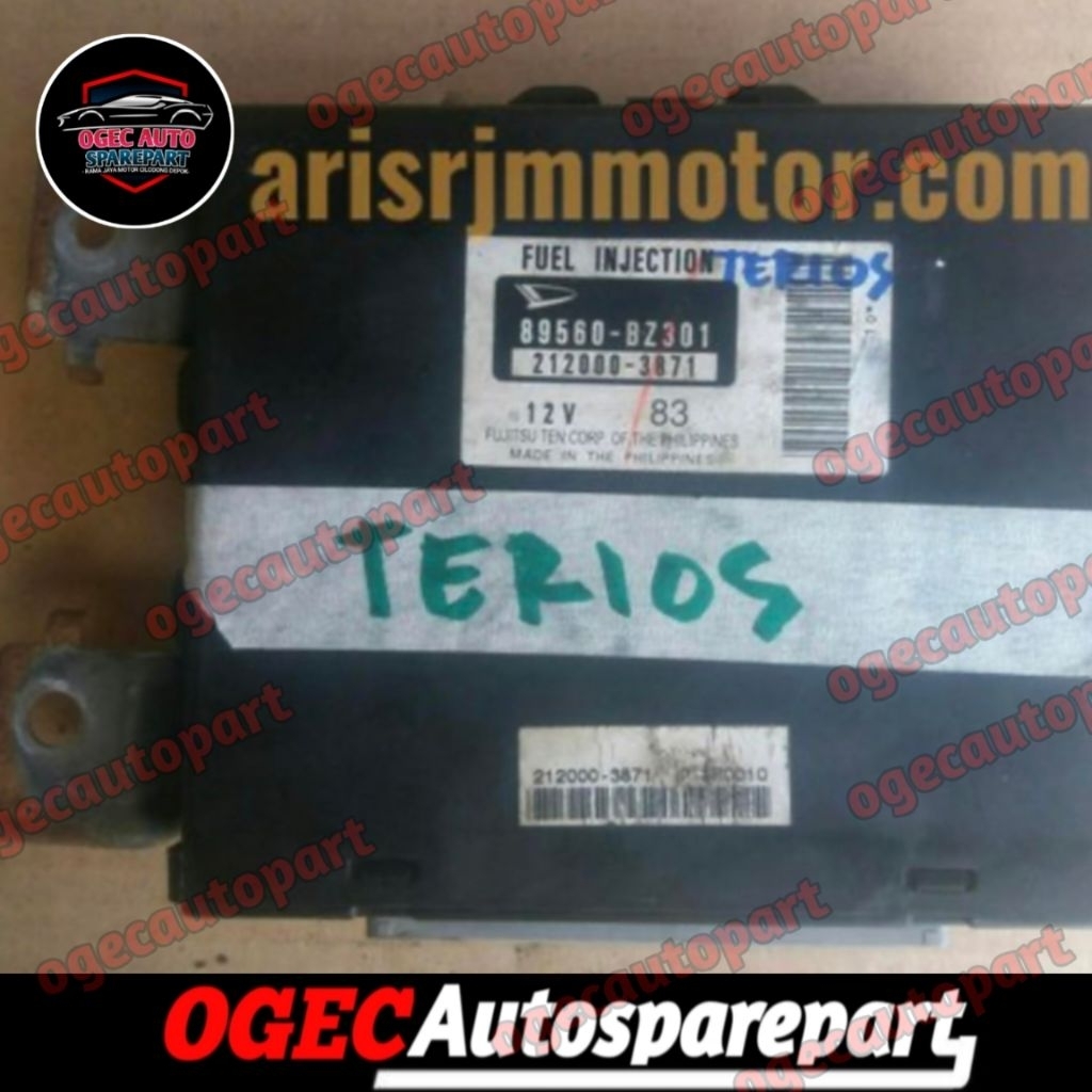 Ecu daihatsu terios 89560-BZ301 original
bergaransi