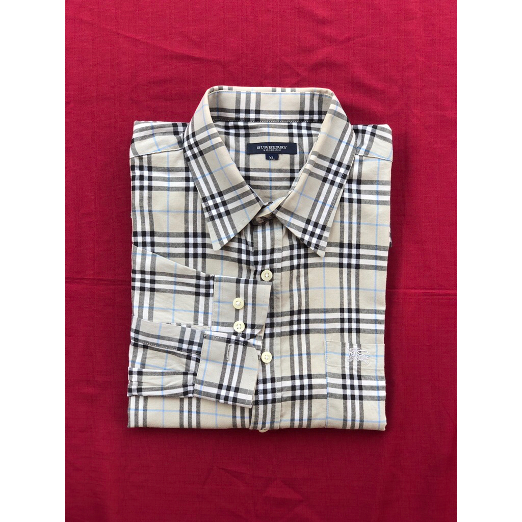 kemeja burberry pocket