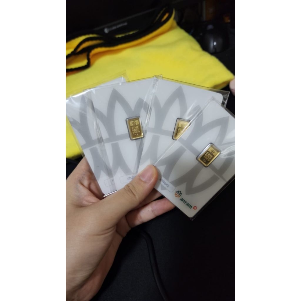 emas Antam 1 gr rendom/1 gram antam