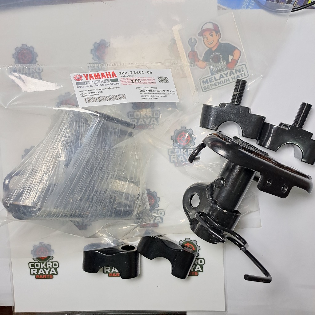 [BUNDLING] Dudukan Stang  X-Ride + RAISER + KLEM STANG + BAUT L (SET)