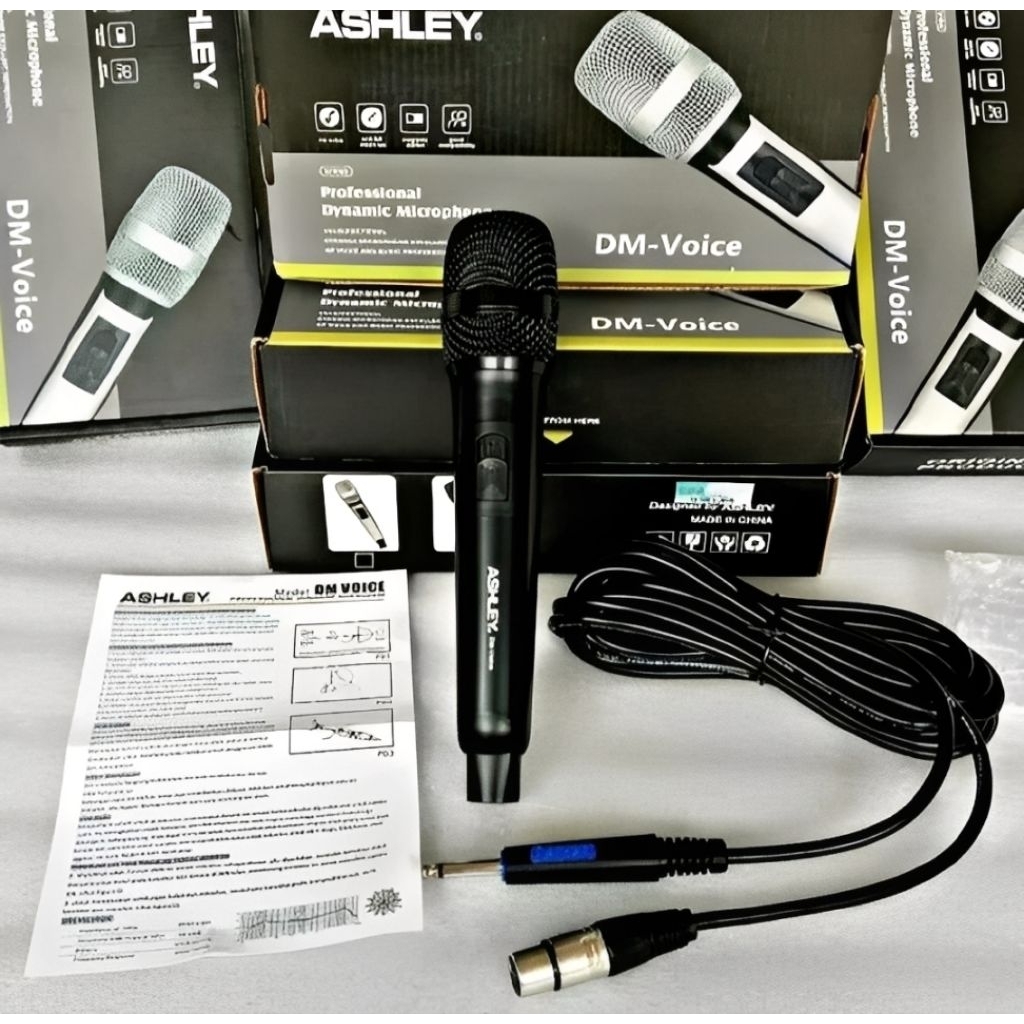 Mic Kabel Ashley Dm Voice Dmvoice Original