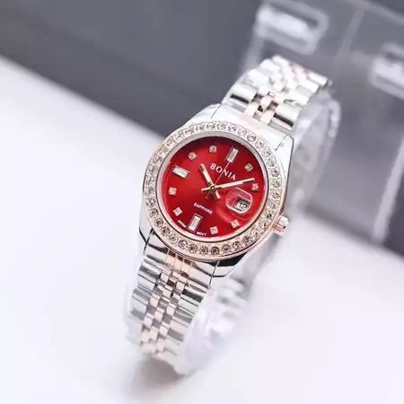 Jam Tangan Wanita Bonia 33mm Rantai Premium || Jam Tangan Wanita Bonia Super Premium Terbaru
