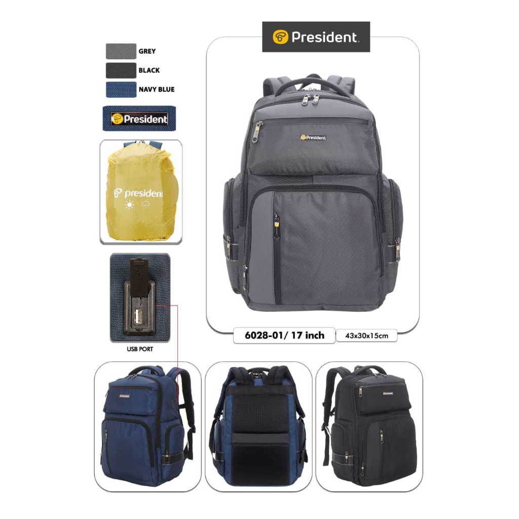 tas ransel president 6028-01original#tas laptop #tas kerja