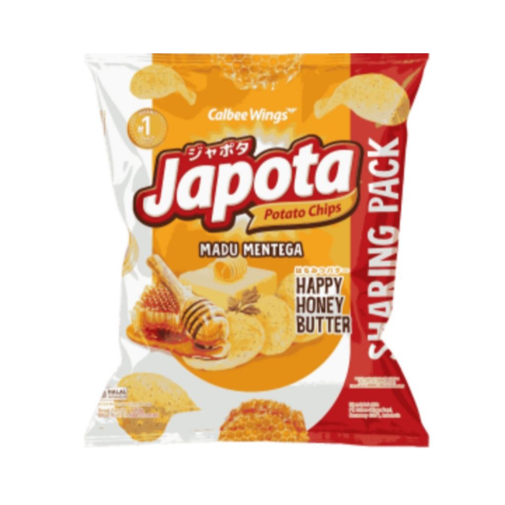 Japota Happy Honey Butter 120gr/Snack Jumbo/Snack Bungkus Besar