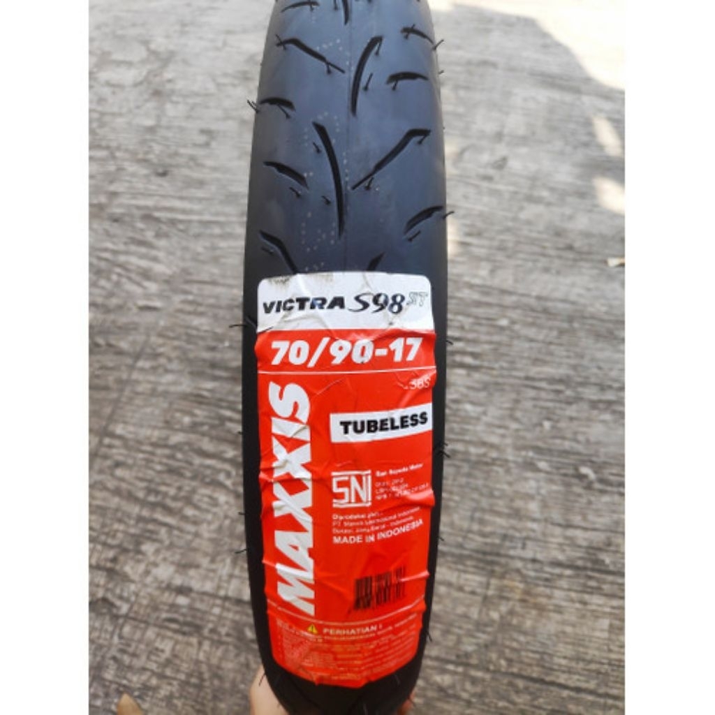 BAN MAXXIS VICTRA 70/90-17 TUBLES// BAN MAXXIS 60/80-17 TUBLES