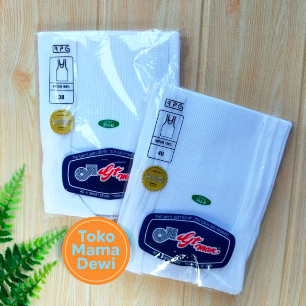 Singlet GT Man 3pcs - Singlet Pria Dewasa / Kaos Dalam Pria Gt Man