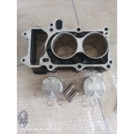Blok Seher Set Piston ring dan clip Kawasaki Ninja 250Fi New Original Copotan Motor Unit