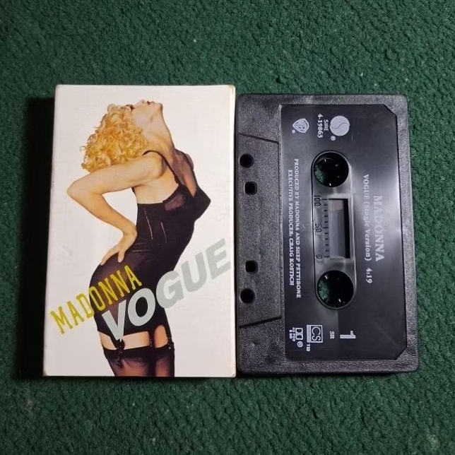 Kaset Import Madonna Vogue Single