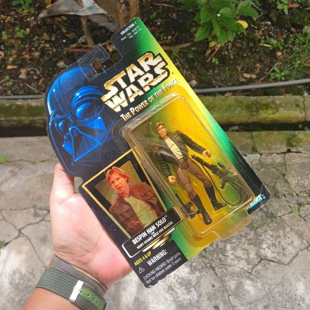 Action Figure Vintage Star Wars The Power Of The Force Bespin Han Solo Original Kenner 1997
