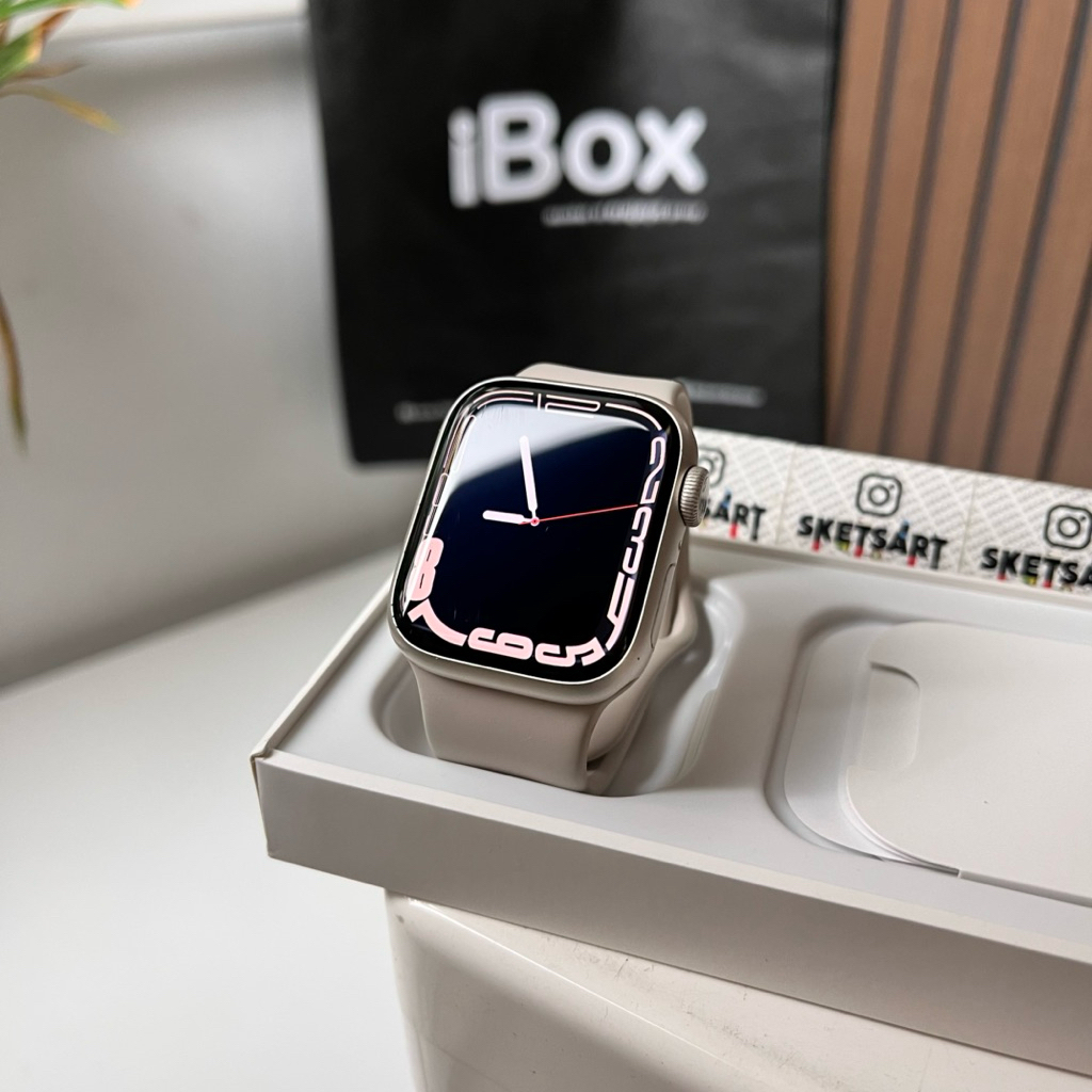 Apple Watch Series 8 41mm Starlight iBox iwatch Battery Health 94%