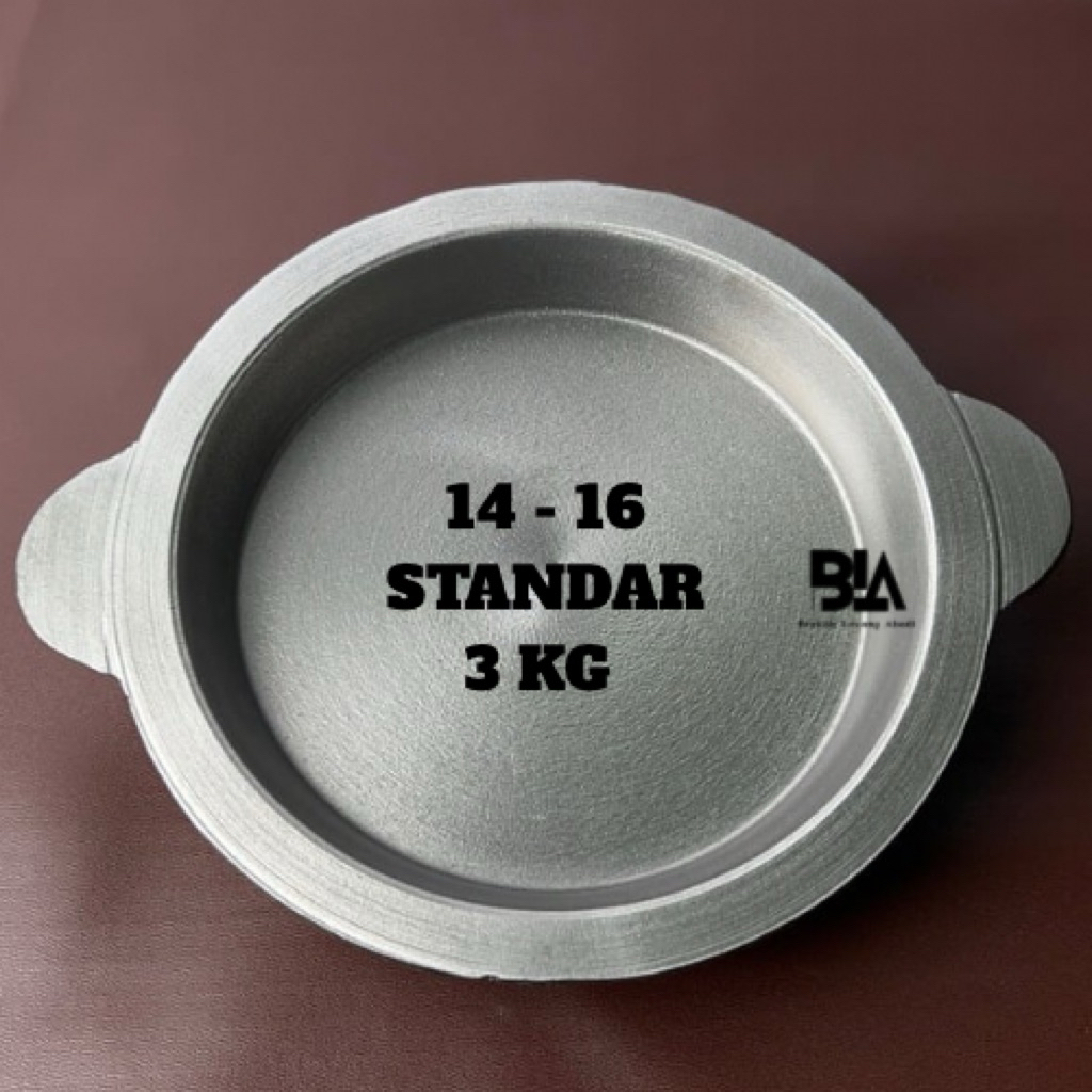 Loyang martabak manis 14-16 Standar Asli baja Anti lengket Tebal