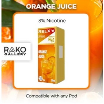 RELX E-liquid Salt Nic 30ml Orange Juice