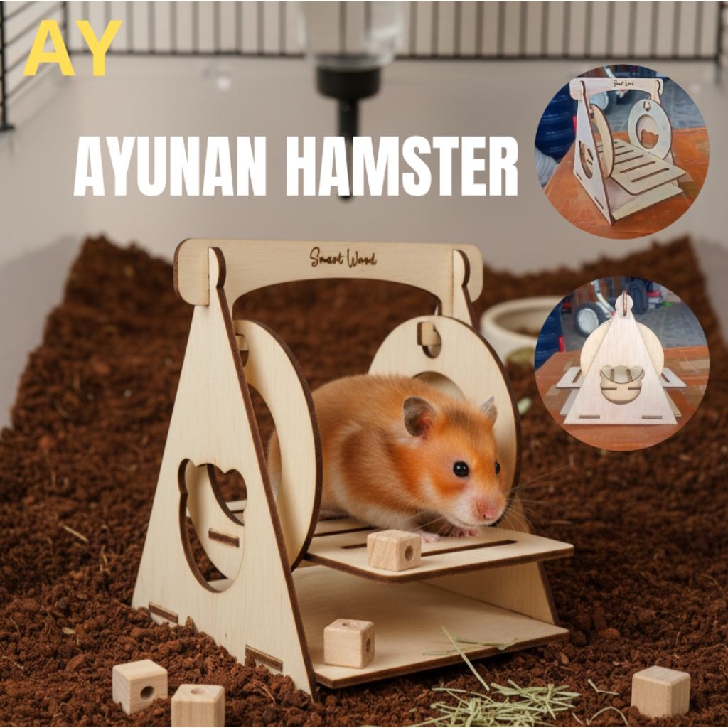 Ayunan hamster lucu, mainan ayunan hamster, ayunan dormice, mainan ayunan dormice