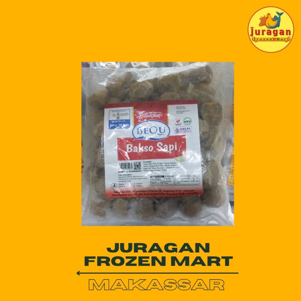 BEQU BAKSO POLOS ISI 50