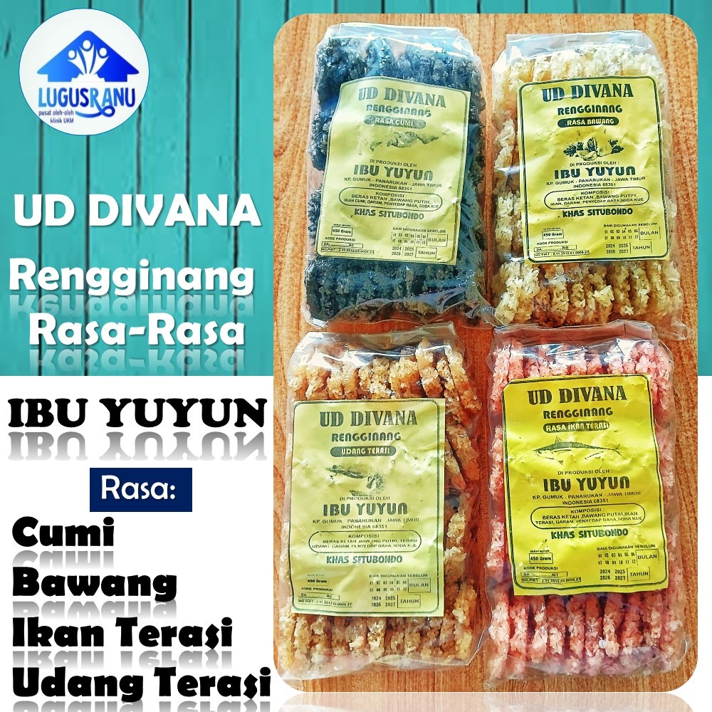 Rengginang Aneka Rasa Khas Situbondo Jawa Timur Rengginang Mentah Camilan Tradisional