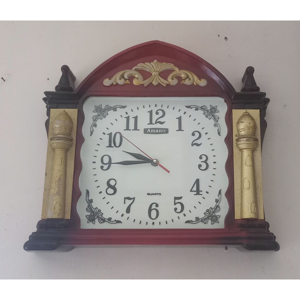 Jam MASJID ORIGINAL Jadul lawas( AMANO,TRISTAR,HITACHI,SONATA)