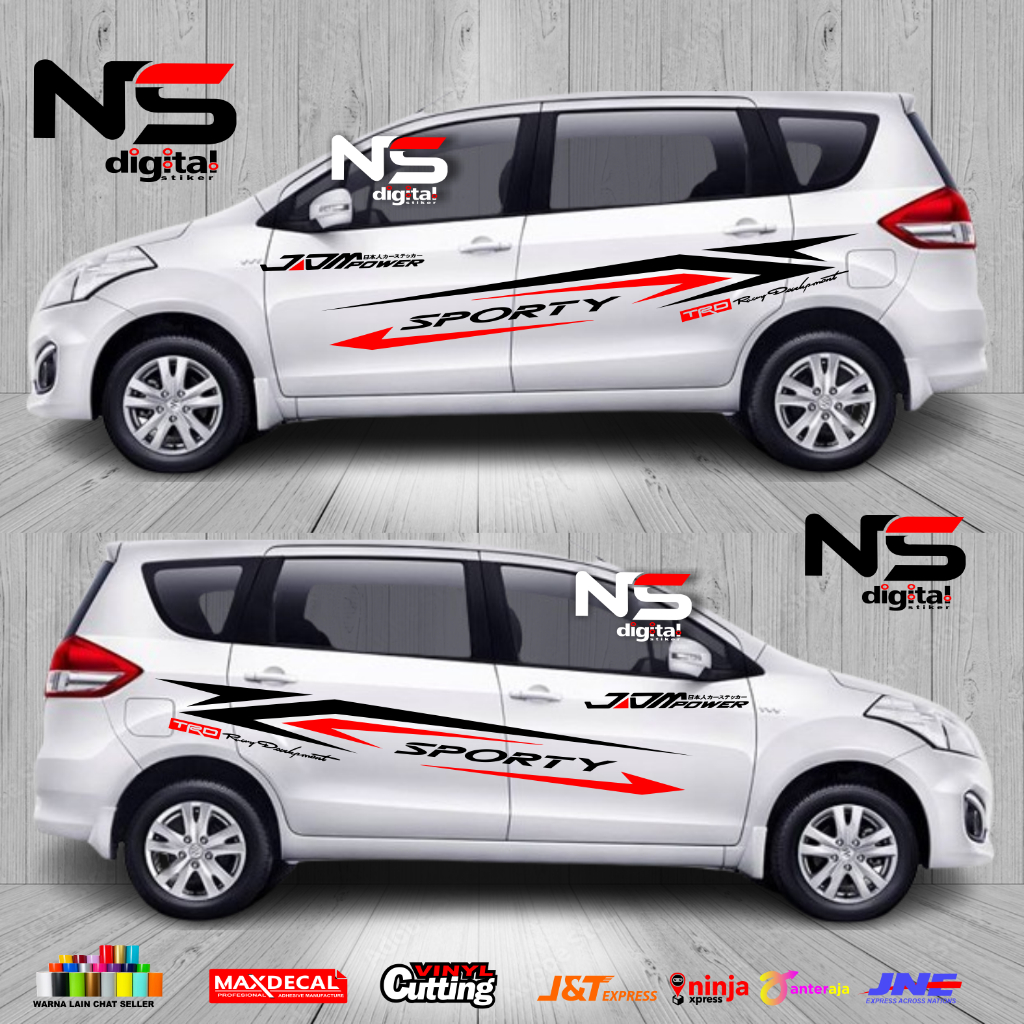 Sticker stiker mobil suzuki ertiga striping  cutting sticker mobil suzuki ertiga  custom text