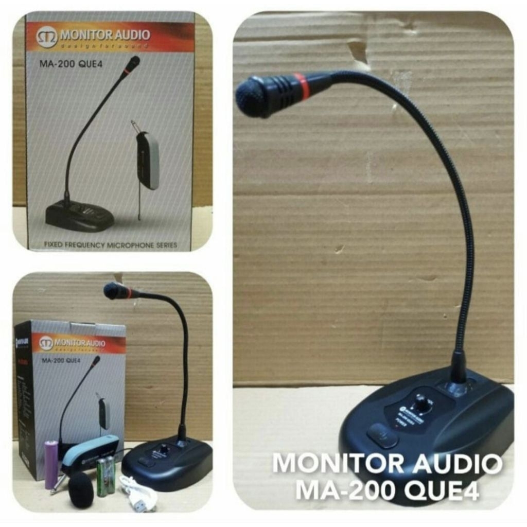 mic podium wireless monitor audio original mic wireless meja