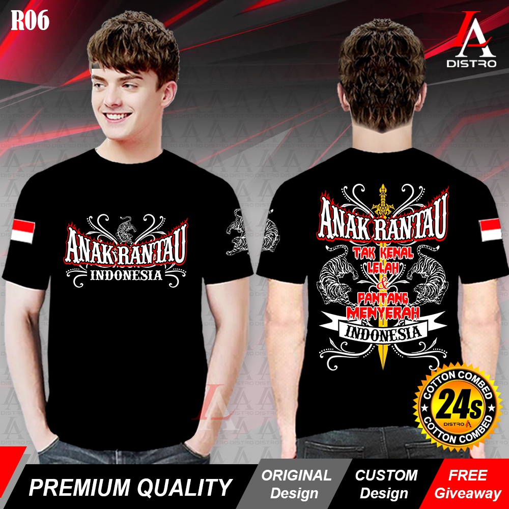 KAOS ANAK RANTAU 006 series – Exclusive | Original Desain by Distro LA - Kaos Series Unisex Premium 