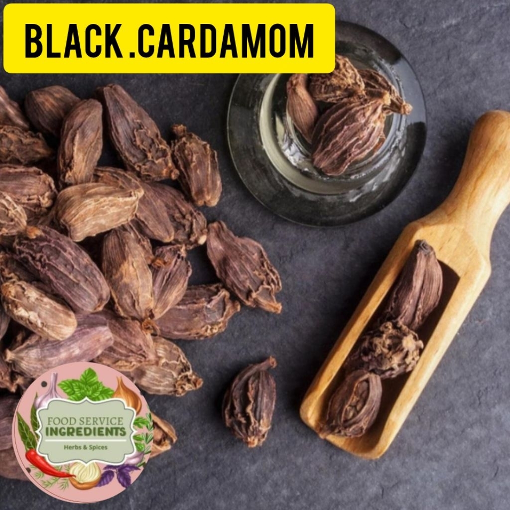 Kapulaga hitam utuh / cardamon hitam / black cardamon hitam