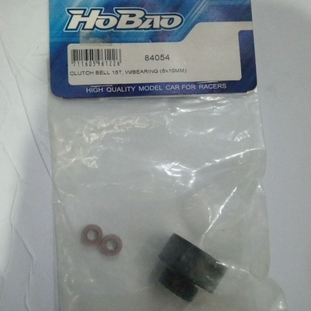 84054 HoBao Clutch Bell 15T, W/Bearing 5×10mm