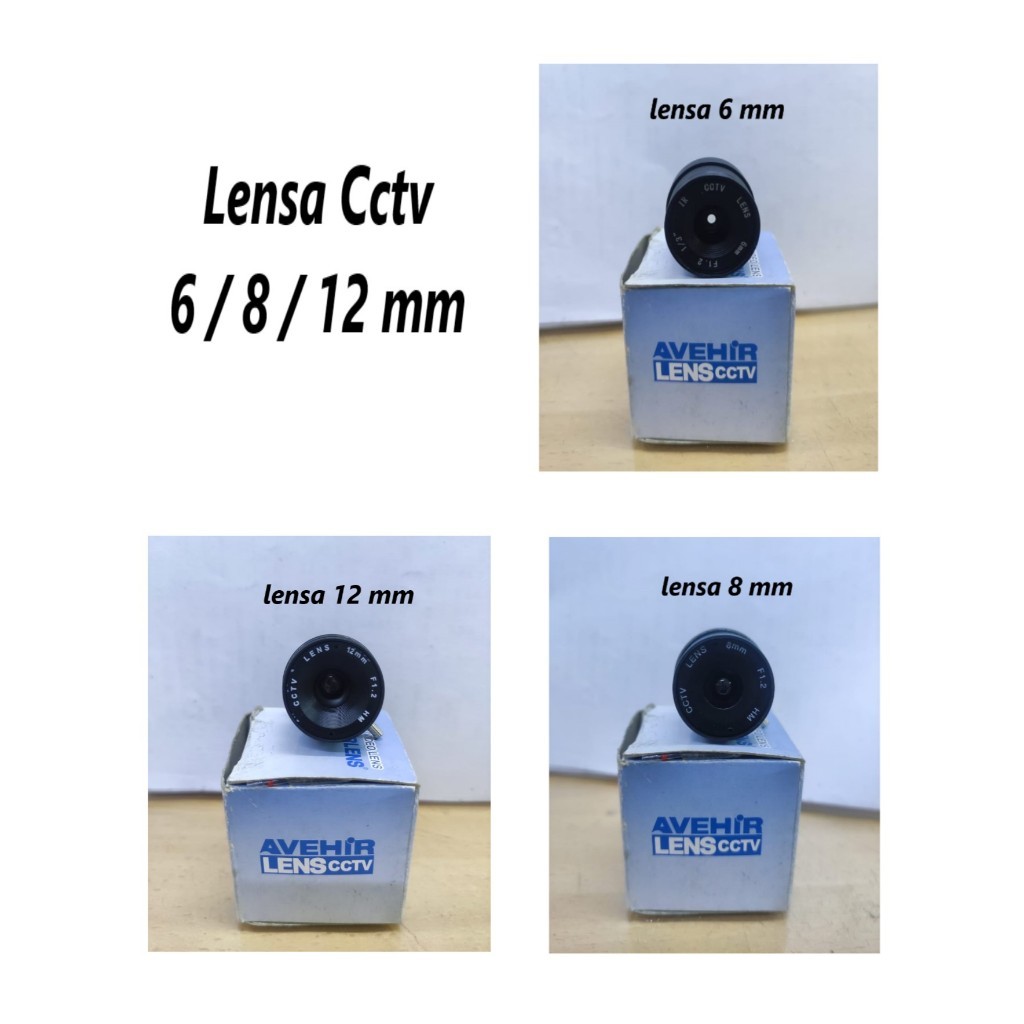 Lensa Cctv 6 / 8 / 12 mm - Cctv Lens 6 / 8 / 12 mm