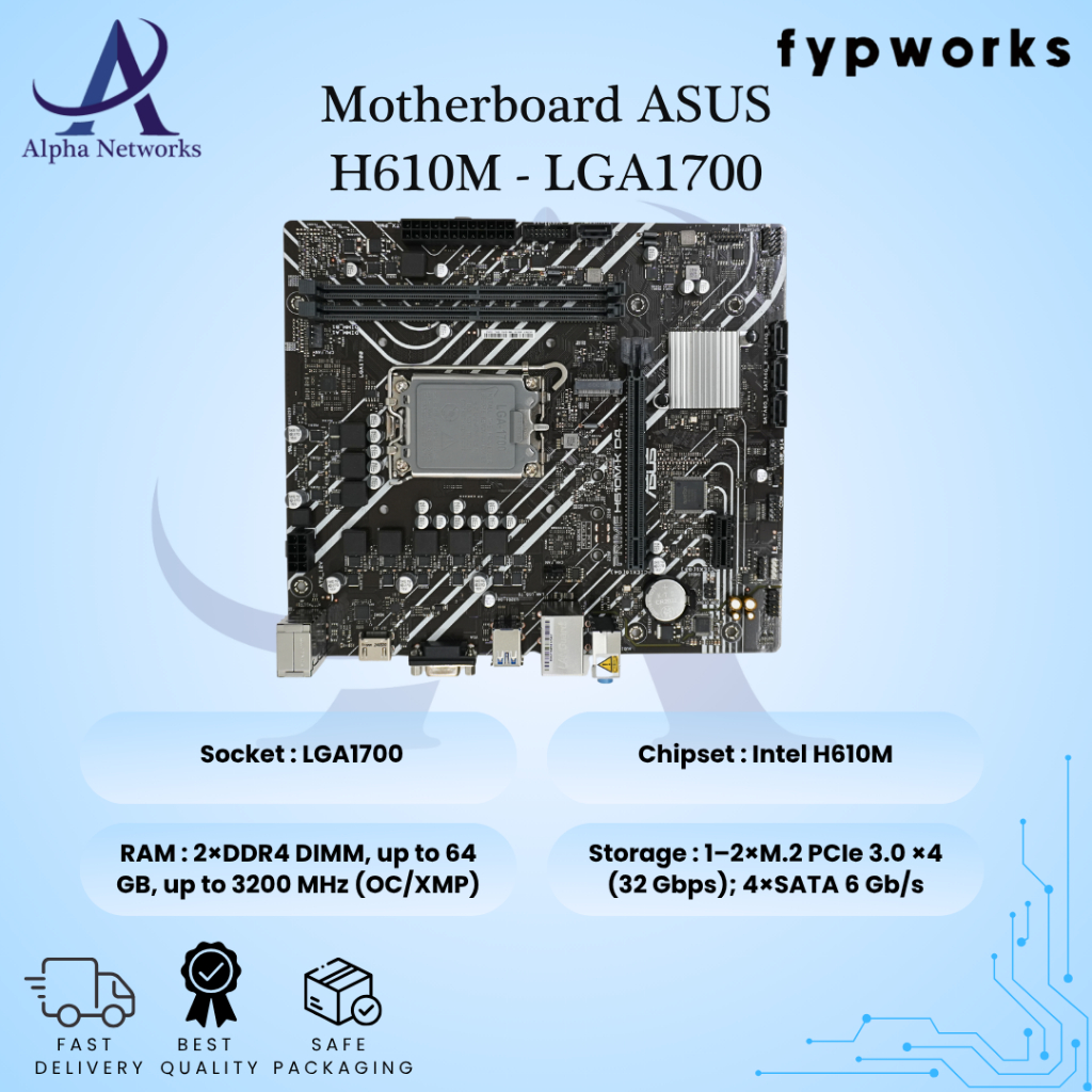Motherboard ASUS H610M - LGA1700