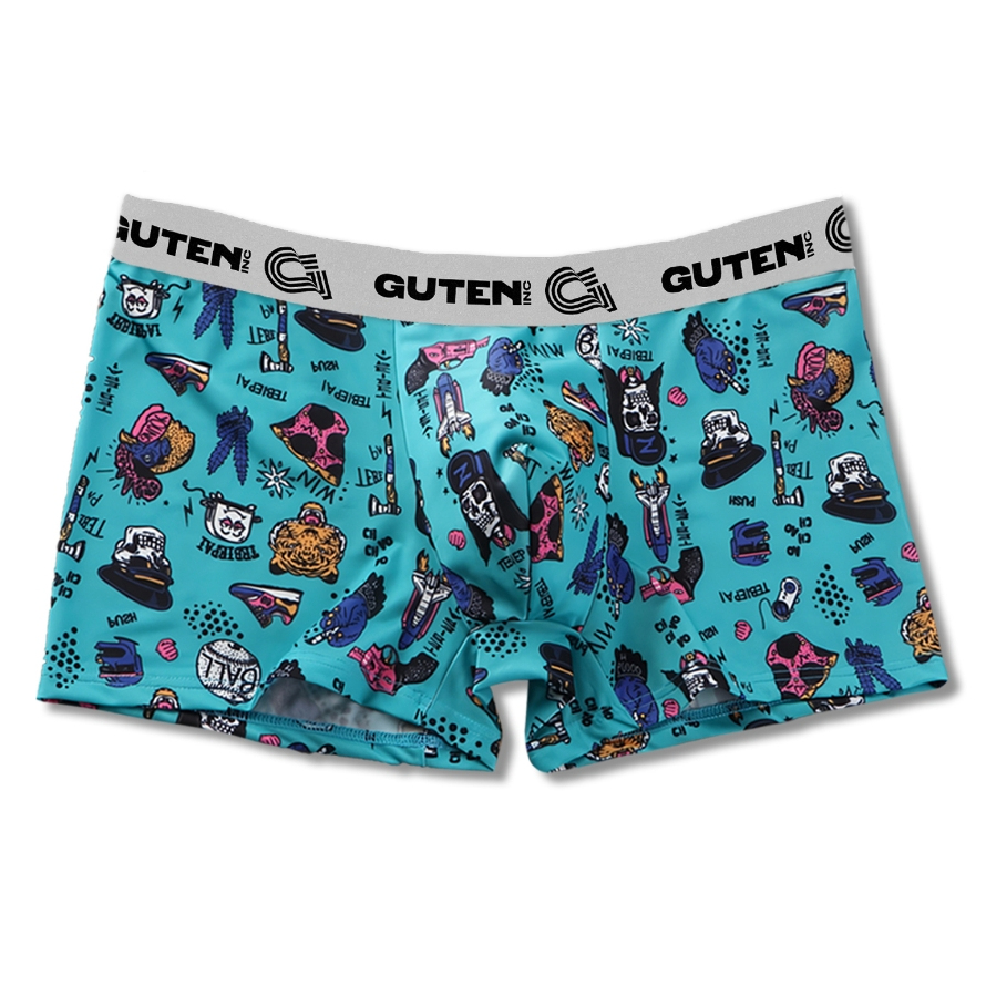 Guteninc Celana Underwear Boxer Alan Blue