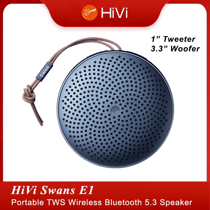 HiVi Swan E1 Portable Speaker Support TWS Bluetooth 5.3