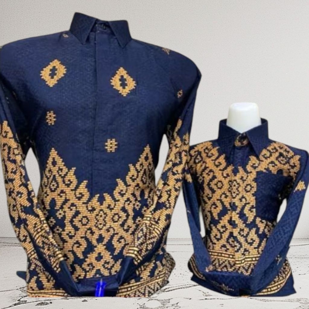 Batik Couple Ayah Batik Anak Katun Premium COD BATIK COUPLE AYAH ANAK PREMIUM