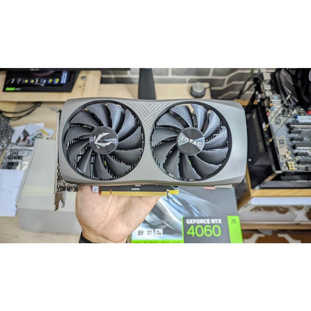 ZOTAC RTX 4060 Twin Edge OC Expired Mei 2028 LikeNew Istimewa AlmostBNOB