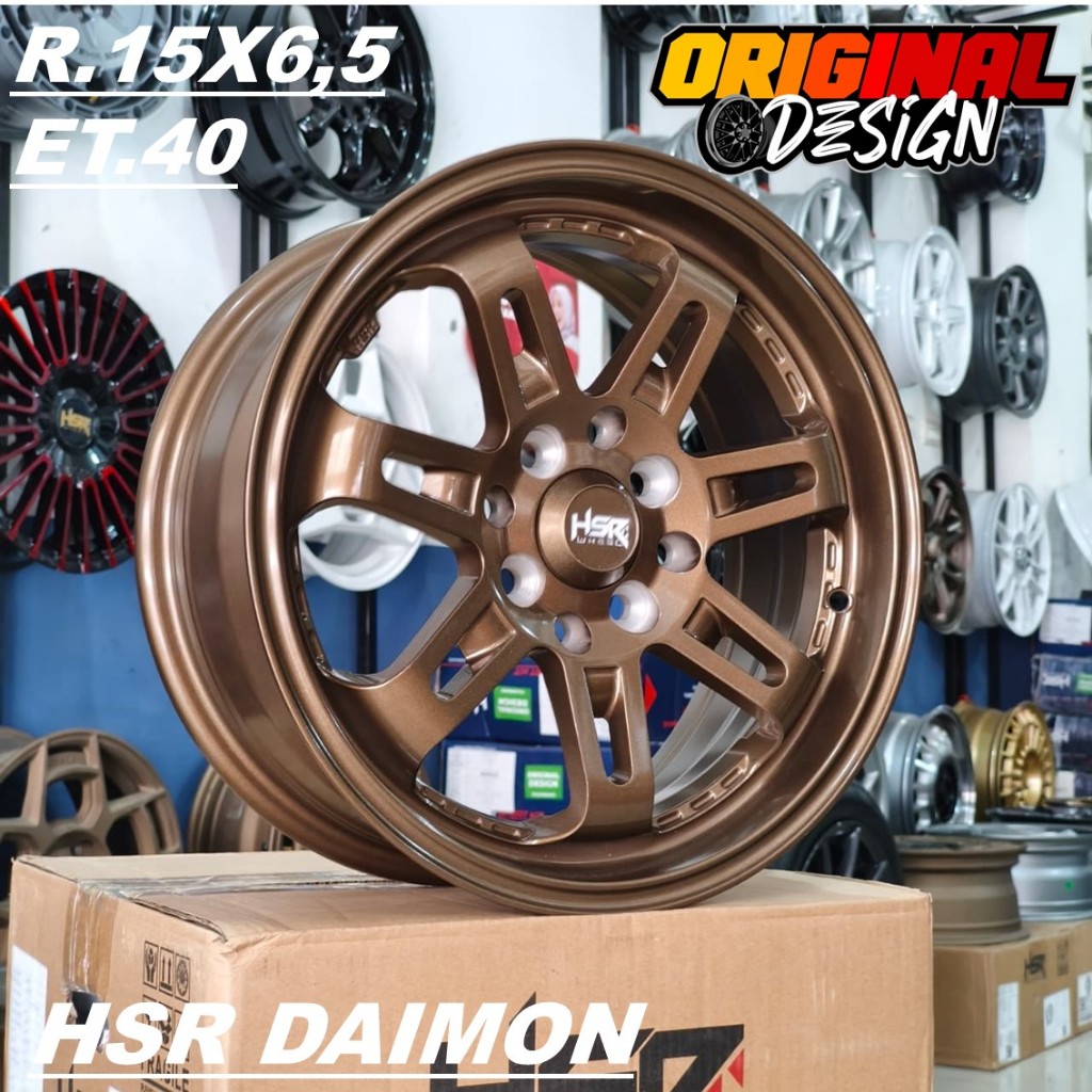 Velg Racing Honda Mobilio Ring 15 HSR DAIMON R15 Warna Bronze