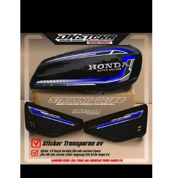 STRIPING GL 100 VARIASI CUSTOM / STRIPING GL 100 VARIASI/STRIPING GL 100 CEPEK VARIASI