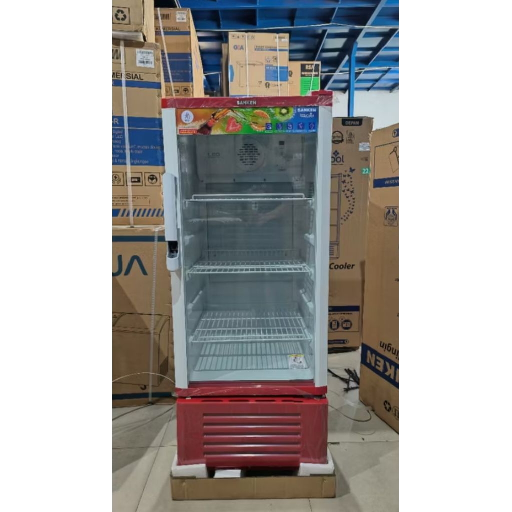 SHOWCASE SANKEN SRS 189 MR - Showcase SANKEN SRS-189 MR/BK - Pendingin minuman SANKEN srs 185 srs 18