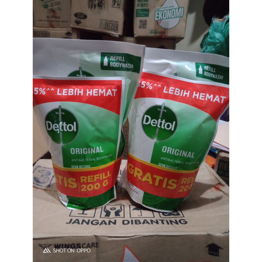 Dettol cair 400ml free 200ml