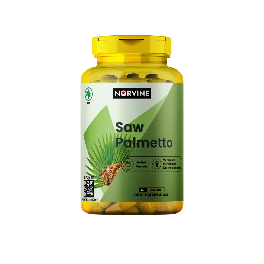 Norvine Saw Palmetto Extract - DHT Blocker Alami (BPOM - Halal)