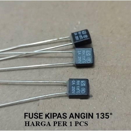 Fuse Sekring Kipas Angin 2A 250V 135°C